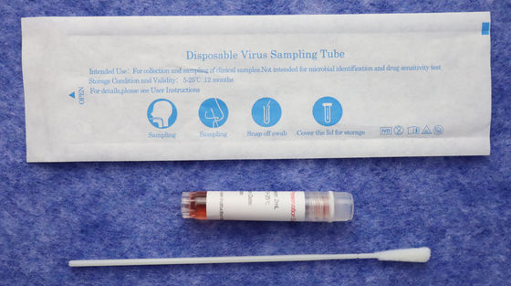Essai de grippe de virus de tubes de spécimen de sang d'économies de virus de la grippe