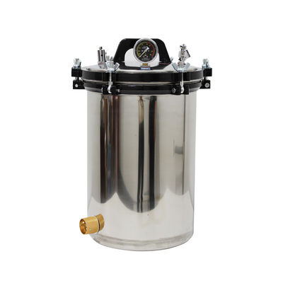 le stérilisateur vertical de l'autoclave 8L anti échaudent le dispositif de couverture