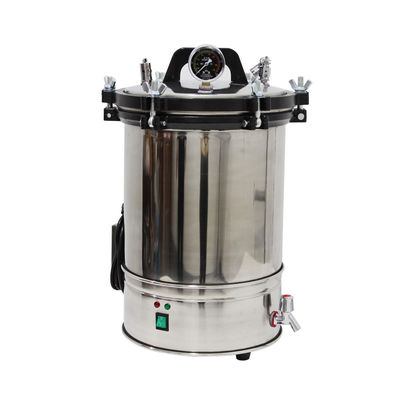 le stérilisateur vertical de l'autoclave 8L anti échaudent le dispositif de couverture