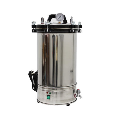 le stérilisateur vertical de l'autoclave 8L anti échaudent le dispositif de couverture