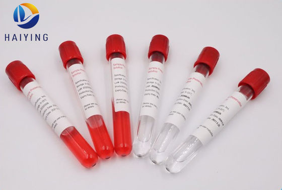 Essai de grippe de virus de tubes de spécimen de sang de l'oxyde d'éthylène 5ml/10ml