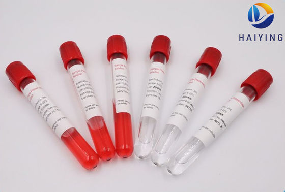 Laboratoire acide nucléique de tubes de spécimen de sang